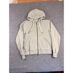 Buck Mason Zip Up Hoodie Men’s Size Medium Beige